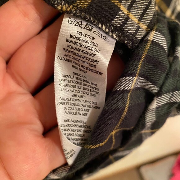 French Connection Size M Penita Popover Multi Checkered Plaid Baggy 90's Grunge - Picture 3 of 7